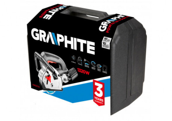 Bruzdownica 1320W, tarcza 125 x 22.2 mm, walizka