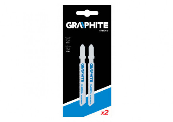 Brzeszczoty do wyrzynarki, 21TPI, uchwyt typu T, kpl. 2 szt.