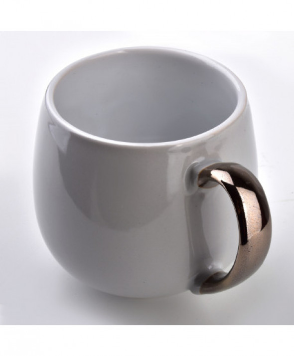 CAL GREY Kubek 390ml                    12x8xh9cm