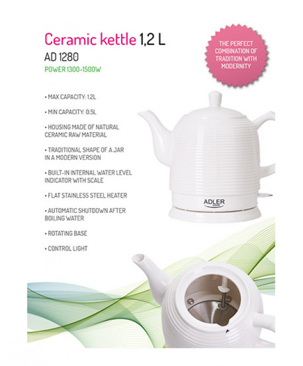 Czajnik ceramiczny 1,2L