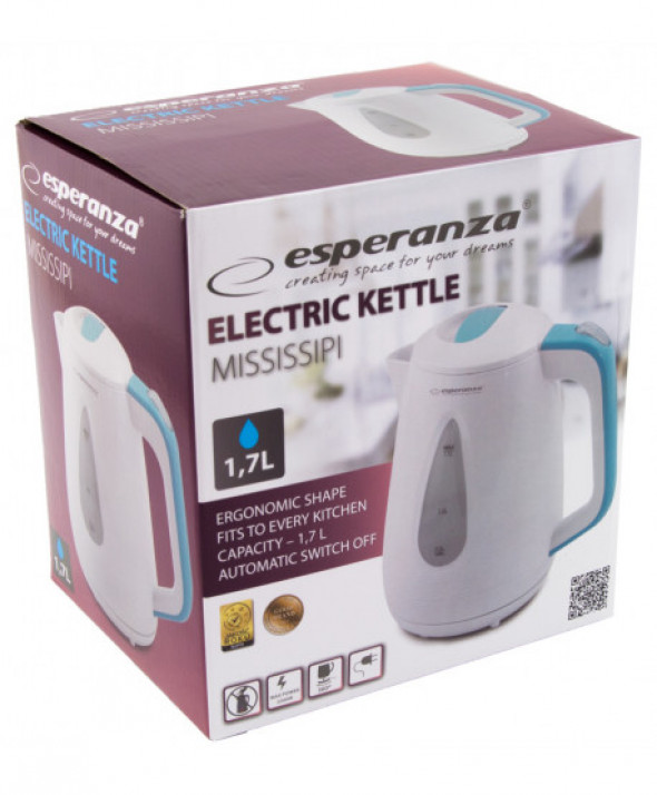 Czajnik elektryczny 1.7 L Mississipi Esperanza