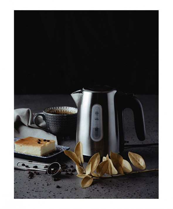 Czajnik elektryczny Adler AD 1273 (1200W 1l  kolor srebrny)