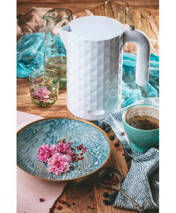 Czajnik elektryczny Adler Camry CR 1269w (2200W 1.7l  kolor biały)