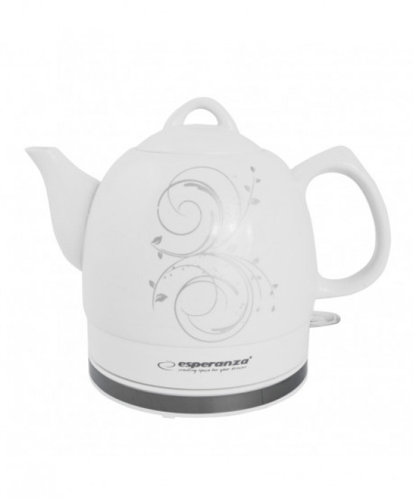 Czajnik elektryczny ceramic Alamere 1.2 l nadruk szary