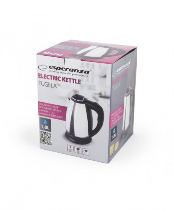 Czajnik elektryczny Esperanza Tugela EKK004S (2200W 1.8l  kolor inox)