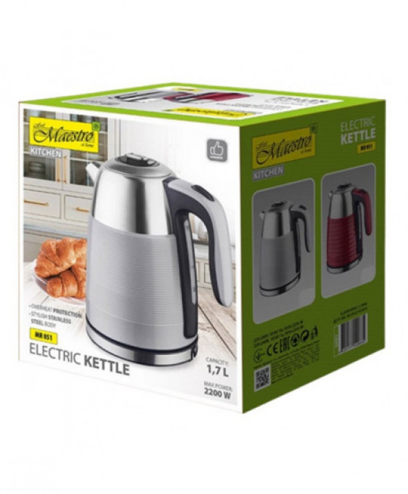 Czajnik elektryczny MAESTRO 1,7l MR-051-GREY