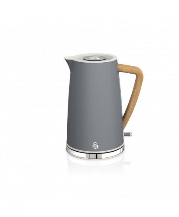Czajnik elektryczny Swan Nordic Cordless Kettle SK14610GRYN (3000W 1.7l  kolor szary)