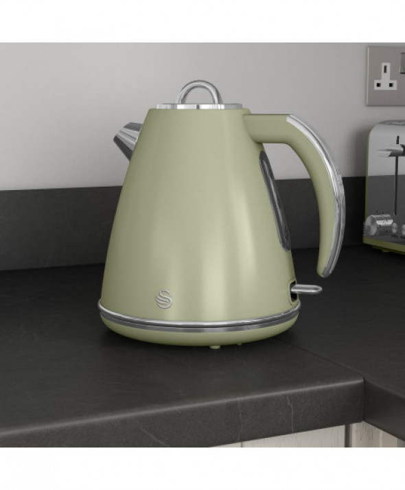 Czajnik elektryczny Swan RETRO SK19020GN (3000W 1.5l  kolor zielony)