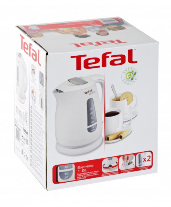 Czajnik elektryczny Tefal KO2991 (2200W 1.5l  kolor biały)