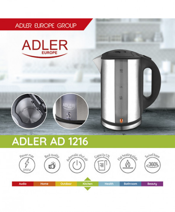 Czajnik metalowy 1,7 L