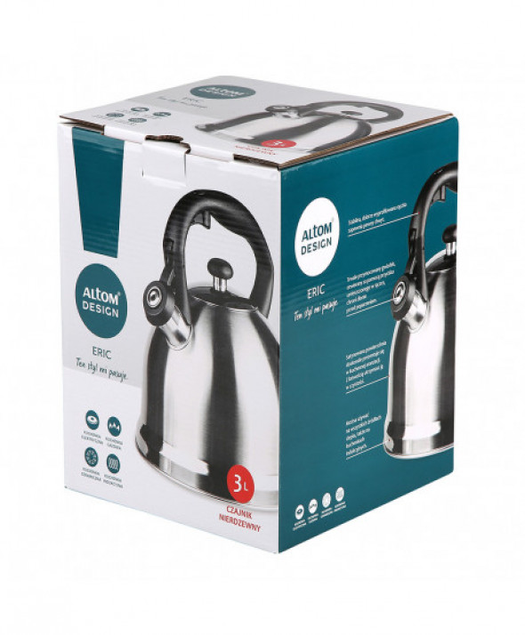 Czajnik ze stali nierdzewnej Eric 3 l srebrny