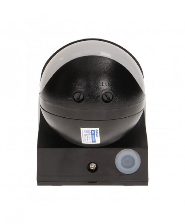 Czujnik ruchu 180st., regulacja pionowa i pozioma, IP44, 1200W, czarny