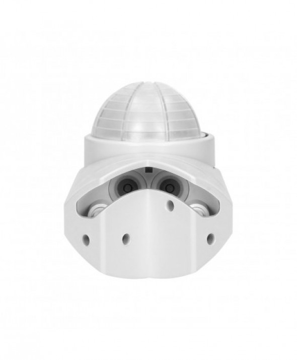 Czujnik ruchu 240st. IP65, 1200W, 2 sensory, 3 rodzaje montażu, biały