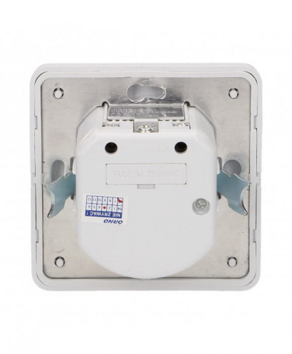 Czujnik ruchu i dźwięku 160 st. IP20, do puszki, 500W, min. obciążenie 40W