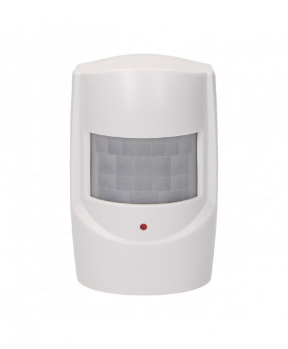 Czujnik ruchu z sygnalizacją bezprzewodową, IP44, 120m, learning system, bateryjny
