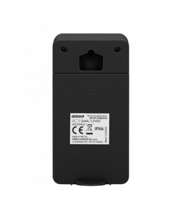 Czujnik temperatury zewnętrzny do  stacji pogodowej OR-SP-3100, czarny