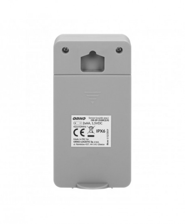 Czujnik temperatury zewnętrzny do  stacji pogodowej OR-SP-3100, szary
