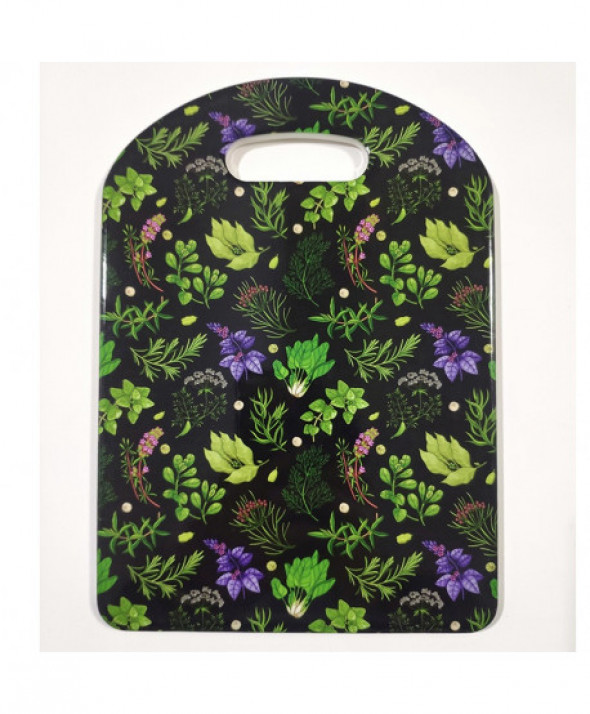 DESKA CERAMICZNA 18X24 CM WARZYWA DEK. C