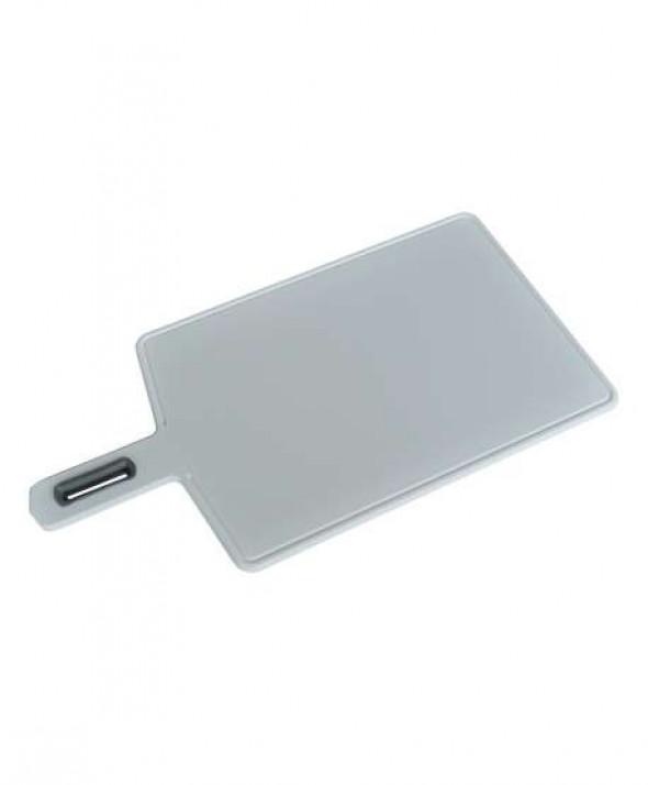 Deska do krojenia kuchenna z rączką Practic Vegana biała 26 x 18,5 cm