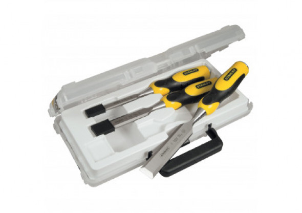 Dłuto dynagrip zestaw 3 szt (12, 18, 25 mm) - walizka