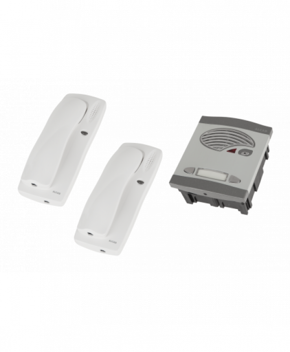 Domofon podwójny (komplet z zamkiem) KAD-47001  ALCAD