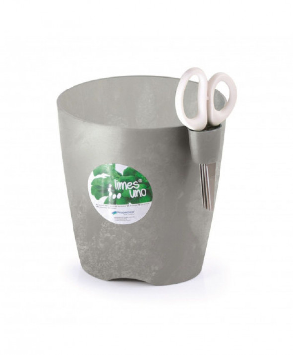Doniczka do ziół z nożyczkami Limes Uno DLU130 betonowa