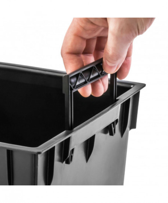 Doniczka z wkładem Rato Low DRTS325L umbra