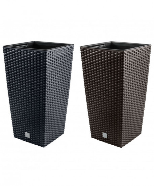 Doniczka z wkładem Rato Square DRTS225 antracyt