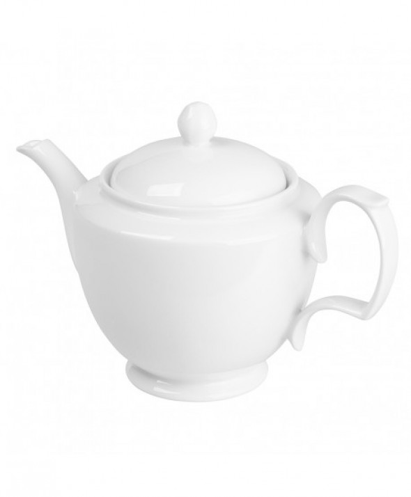 Dzbanek do herbaty i kawy porcelanowy MariaPaula Biała 1,2 l