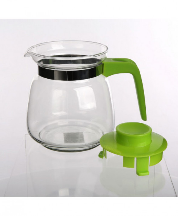 Dzbanek do herbaty, kawy, wody i soku szklany 1 l