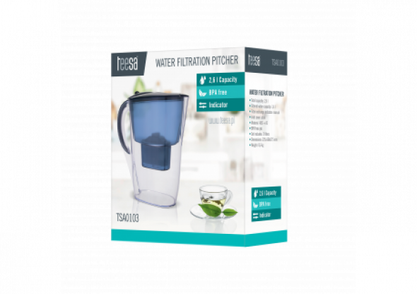 Dzbanek filtrujący 2,6 l niebieski