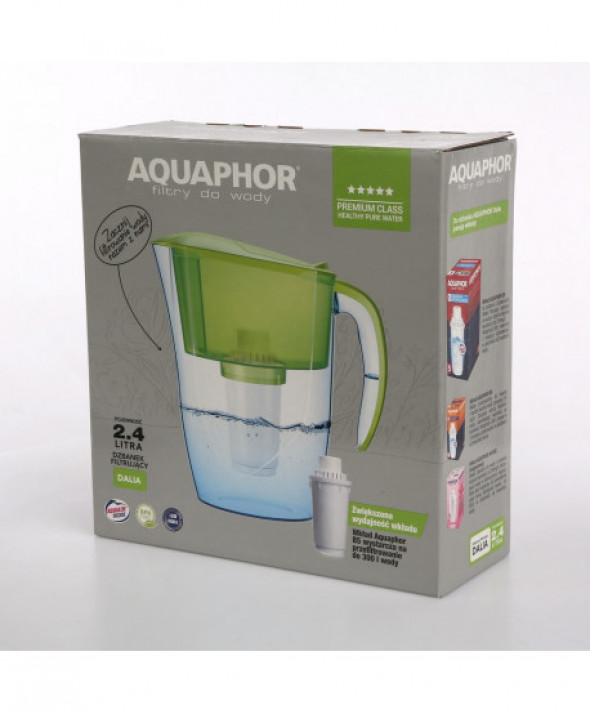 Dzbanek filtrujący wodę z wkładem Aquaphor Dalia Limonka B100-5 2,9 l