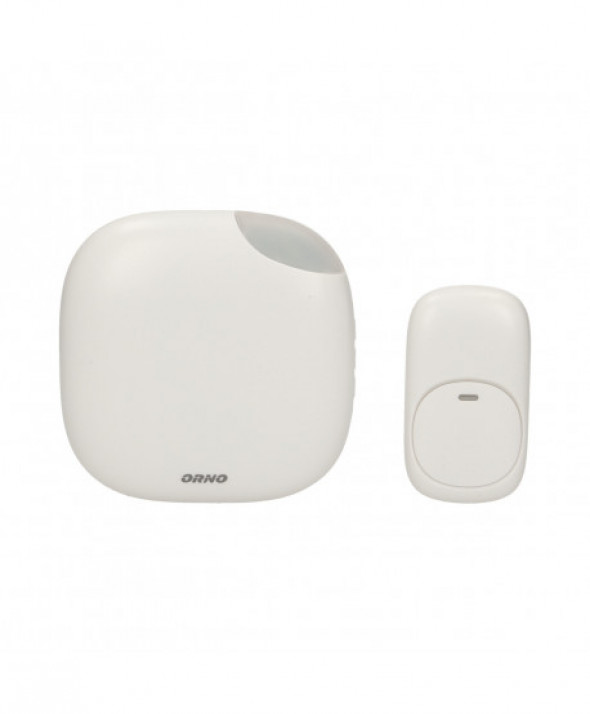 Dzwonek bezprzewodowy LOGICO DC, bateryjny, funkcja alarmu, learning system, 36 dźwięków, 120m