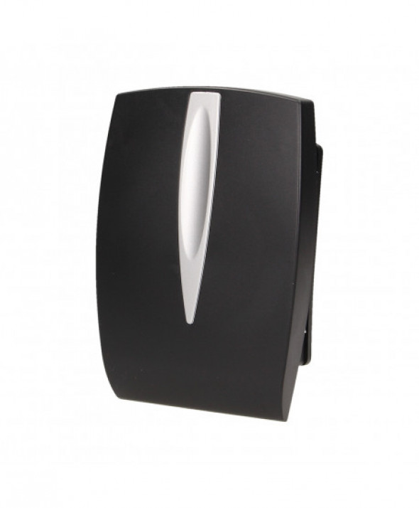 Dzwonek elektromechaniczny dwutonowy 8V, czarny