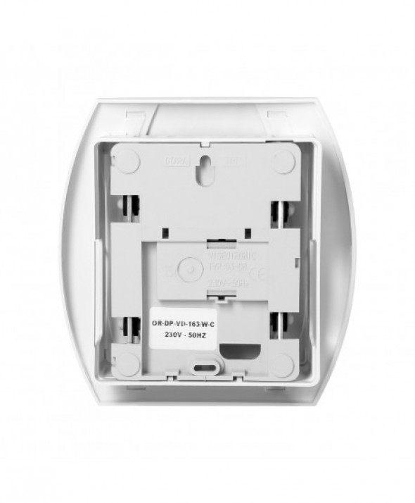 Dzwonek Kameleon Gong 230V, biało-złoty