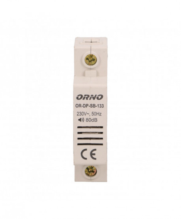 Dzwonek przewodowy na szynę DIN-1 moduł