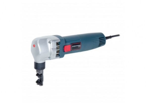 Elektryczne nożyce do blachy 380W, 1700/min, 2 noże, kufer