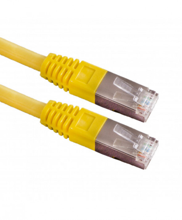 Esperanza kabel ftp cat 6 patchcord 0.25m żółty