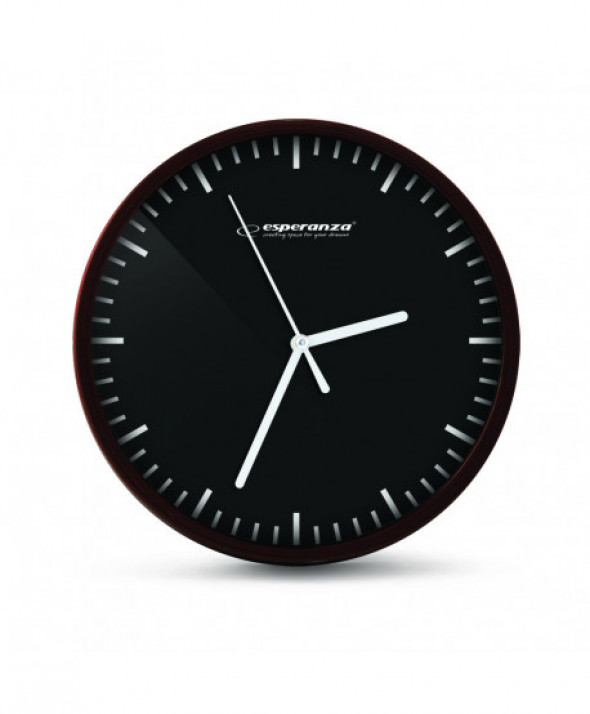 ESPERANZA ZEGAR ŚCIENNY BUDAPEST CZARNY