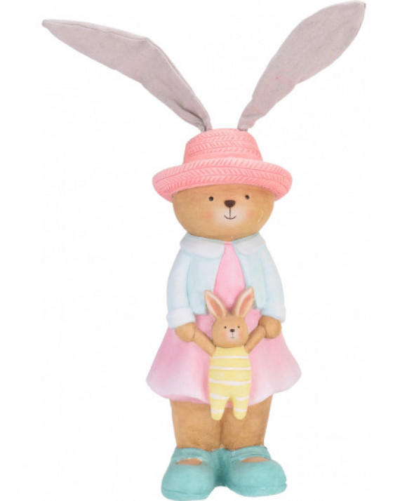 FIGURA DEKORACYJNA KRÓLIK 45CM 2 RODZAJE