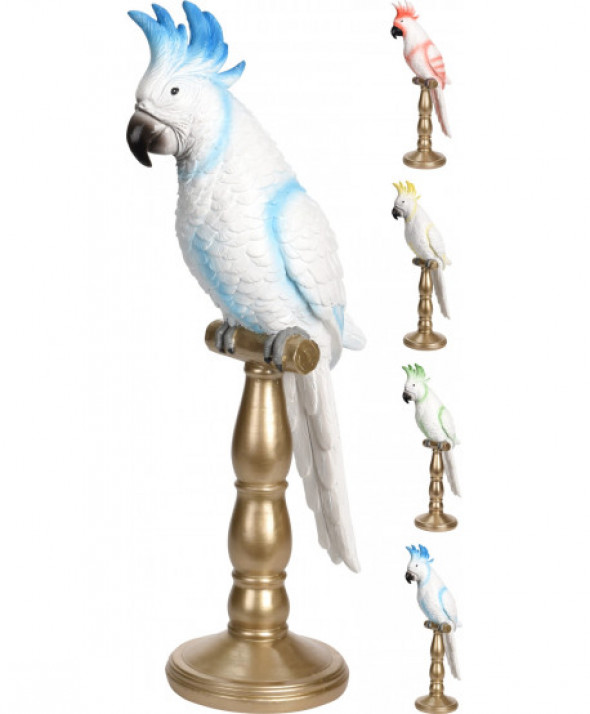 FIGURA PAPUGA 4 RODZAJE h45cm