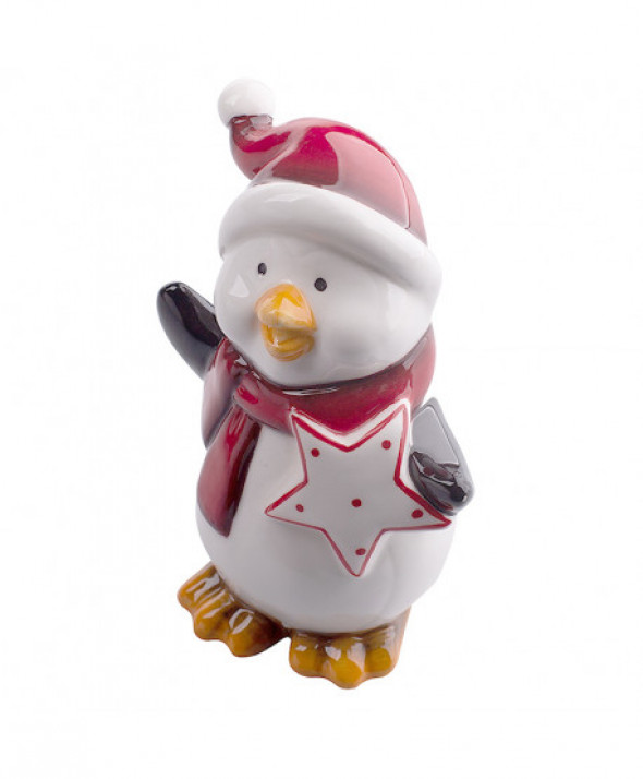 FIGURKA PINGWINEK 8X5X11 CM