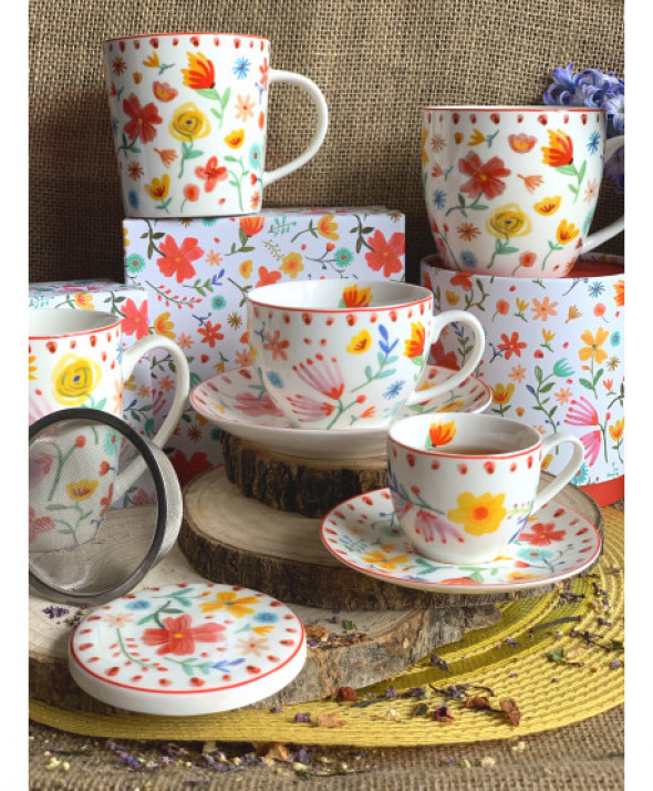 Filiżanka 270 ml ze spodkiem PASTEL