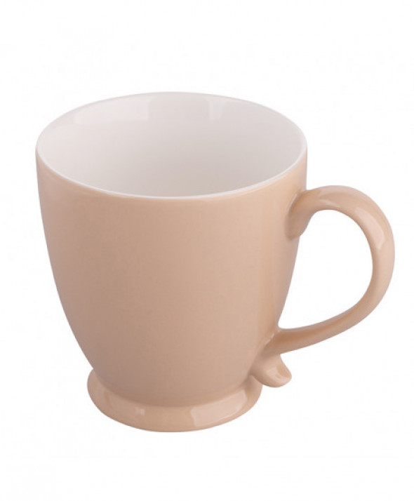 Filiżanka do porcelanowa Urban beżowa jasna 400 ml