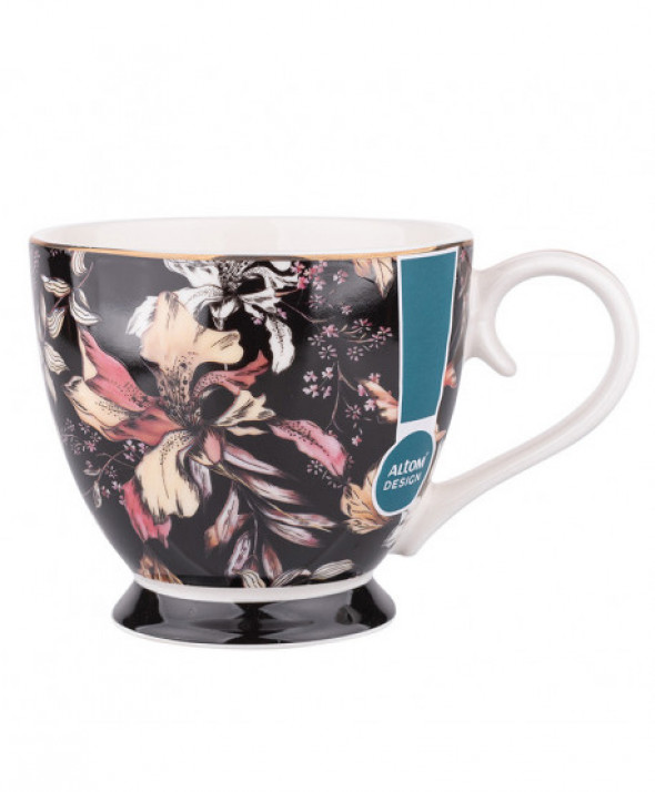 Filiżanka Jumbo porcelanowa na prezent Black Lily 350 ml