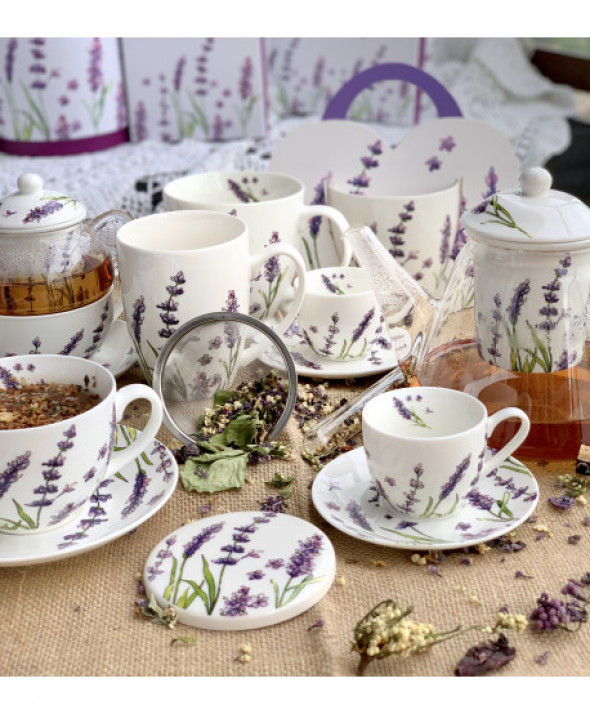 Filiżanka jumbo ze spodkiem 470 ml CLASSIC LAVENDER