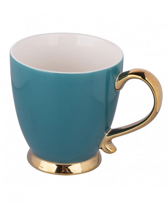 Filiżanka porcelanowa Exotic niebieska 400 ml