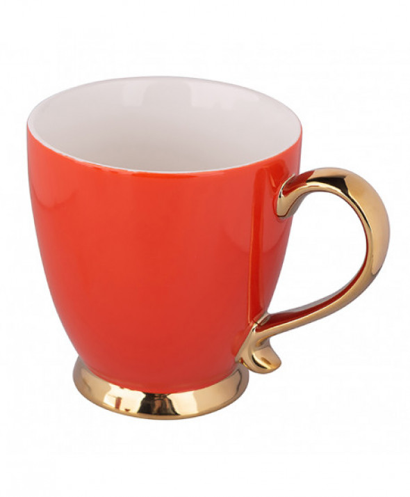 Filiżanka porcelanowa Exotic pomarańczowa 400 ml