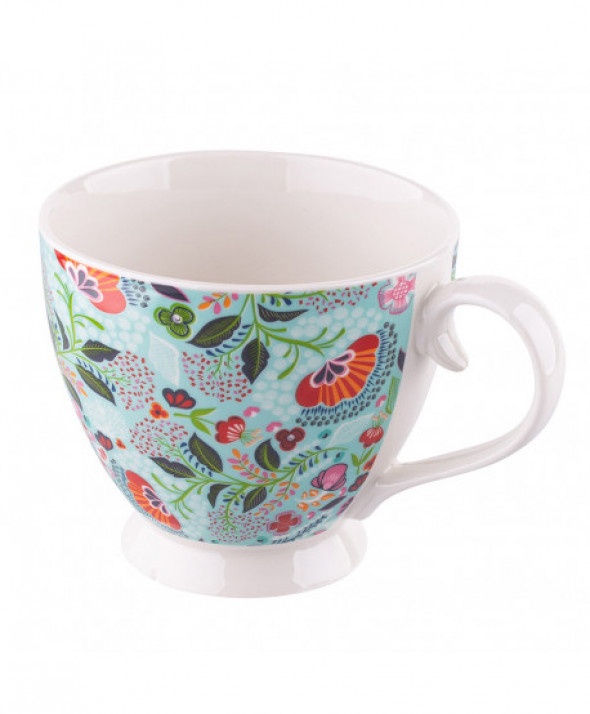 Filiżanka  porcelanowa Folk 350 ml flowers
