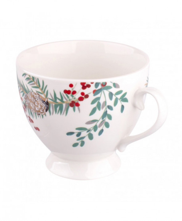 Filiżanka porcelanowa "Jumbo"  Wonderland 350 ml biała